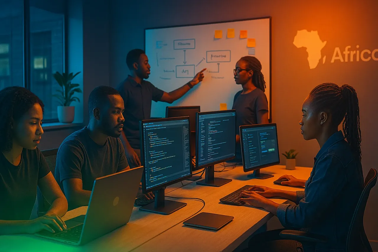 Equipe Africodlab en action